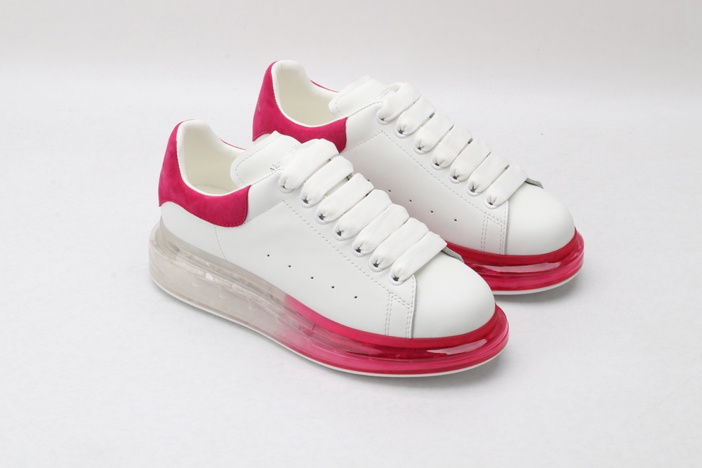 AMQ white & red oversized sneakers