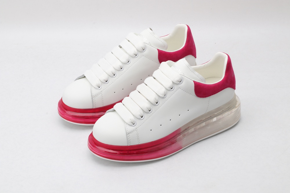 AMQ white & red oversized sneakers