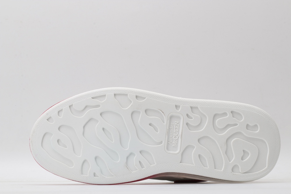 AMQ white & red oversized sneakers