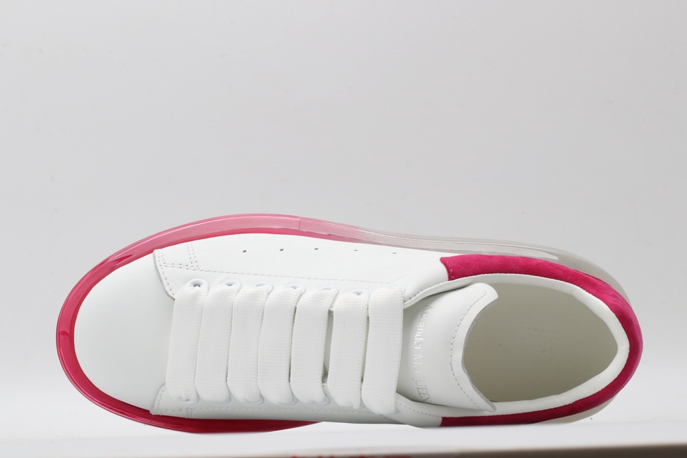 AMQ white & red oversized sneakers