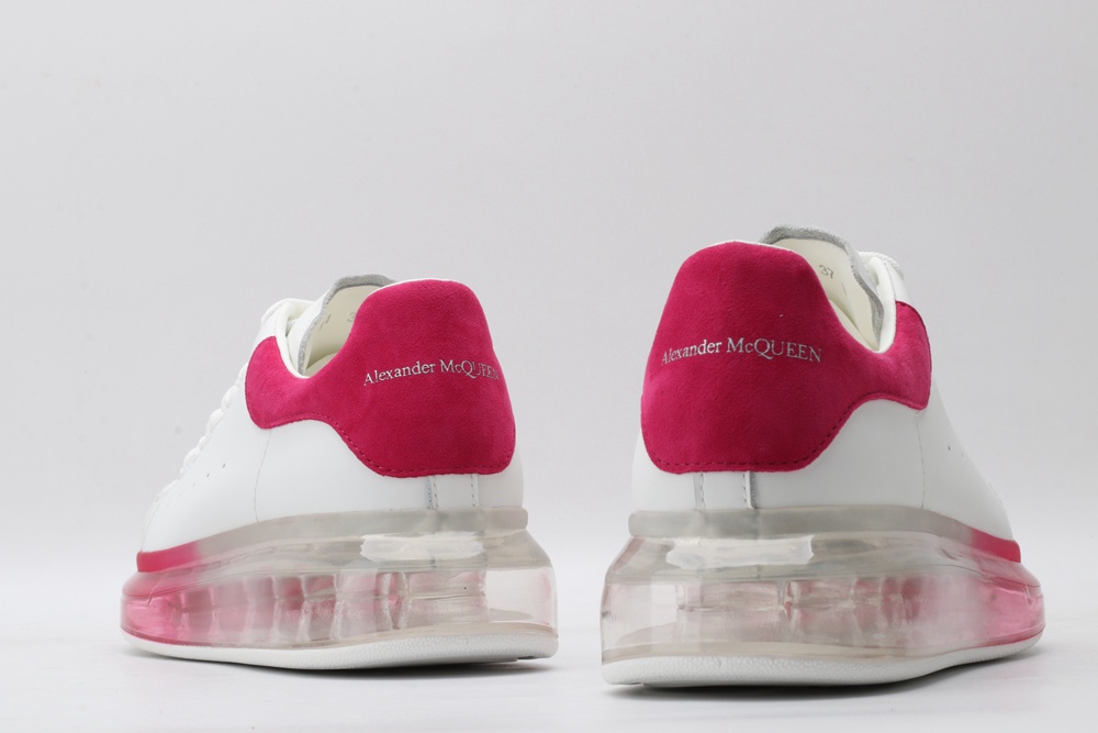 AMQ white & red oversized sneakers