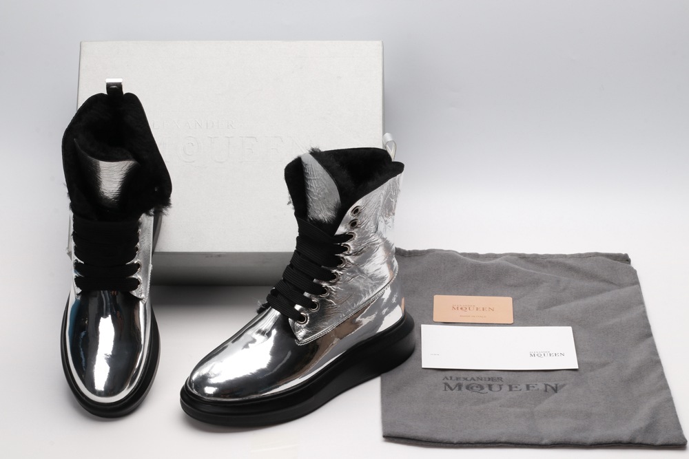 AMQ winter boots siL*Ver