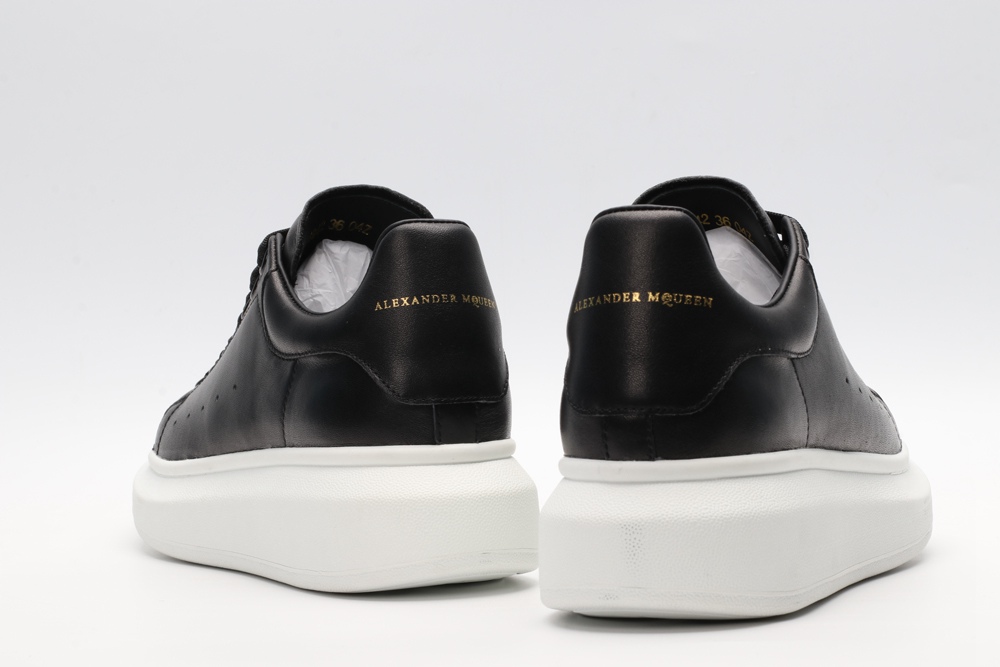 AMQ black oversized sneakers