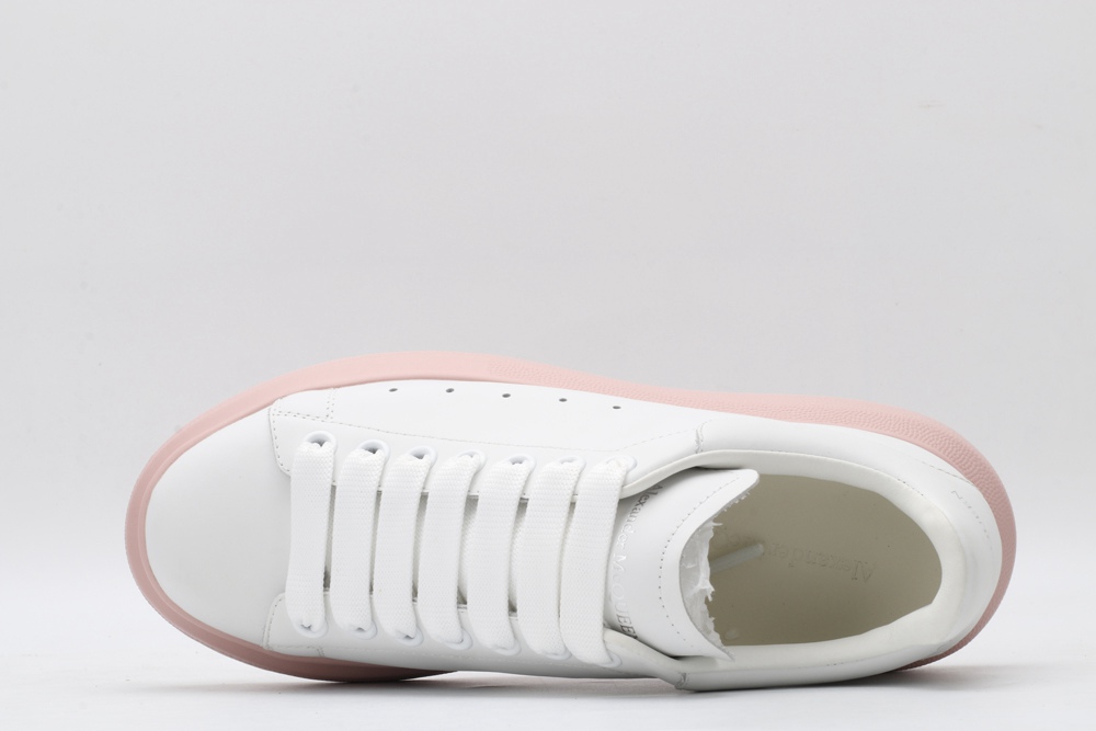 AMQ white&rose oversized sneakers