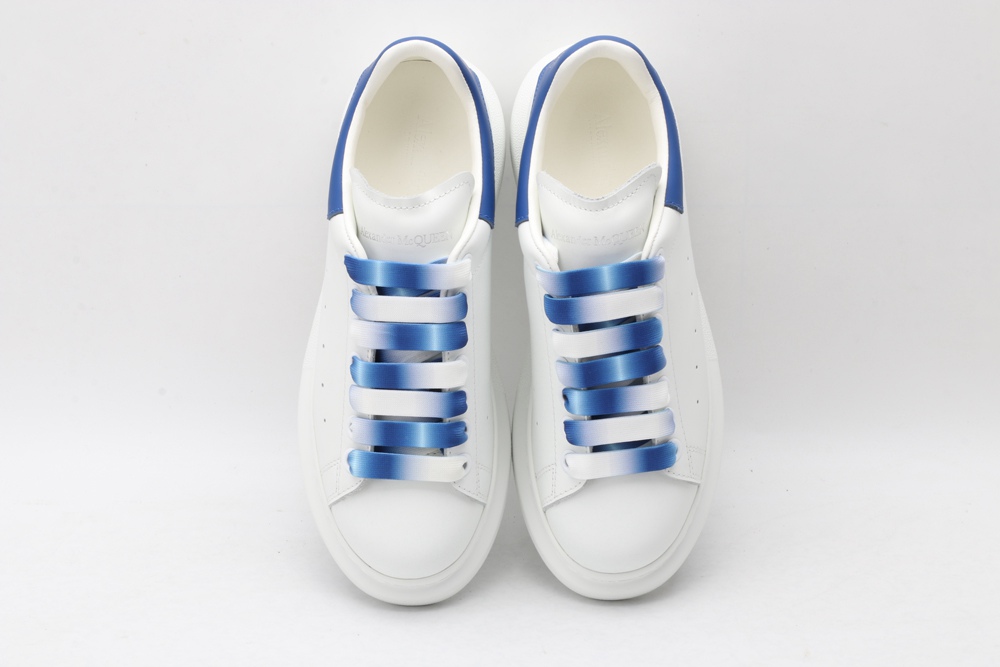 AMQ oversized sneakers with blue heel