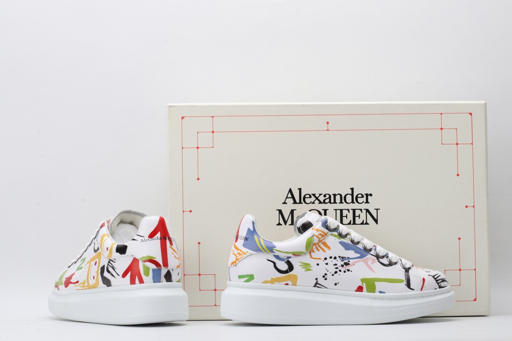 AMQ Leather Sneakers