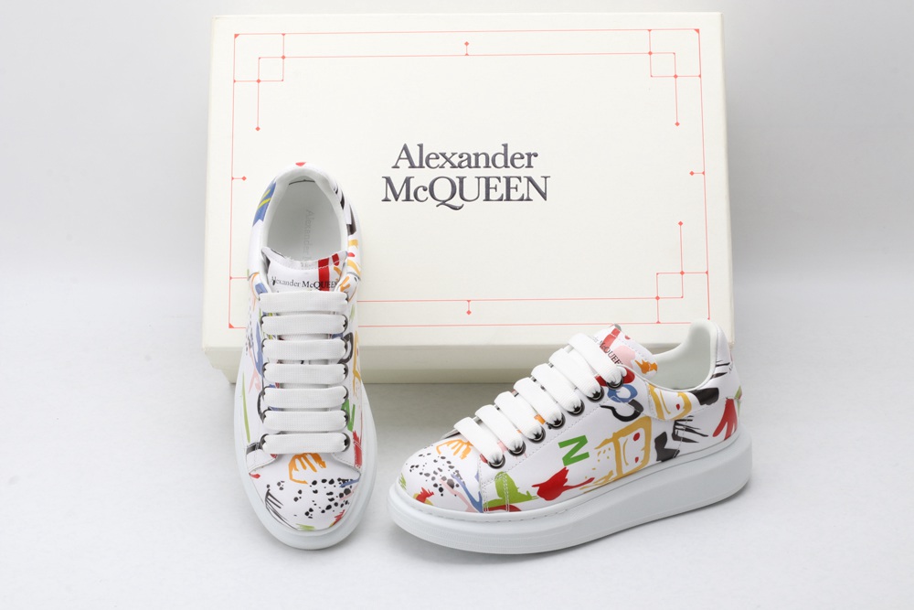 AMQ Leather Sneakers