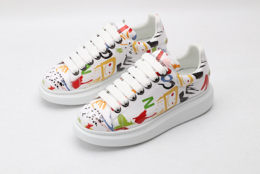 AMQ Leather Sneakers