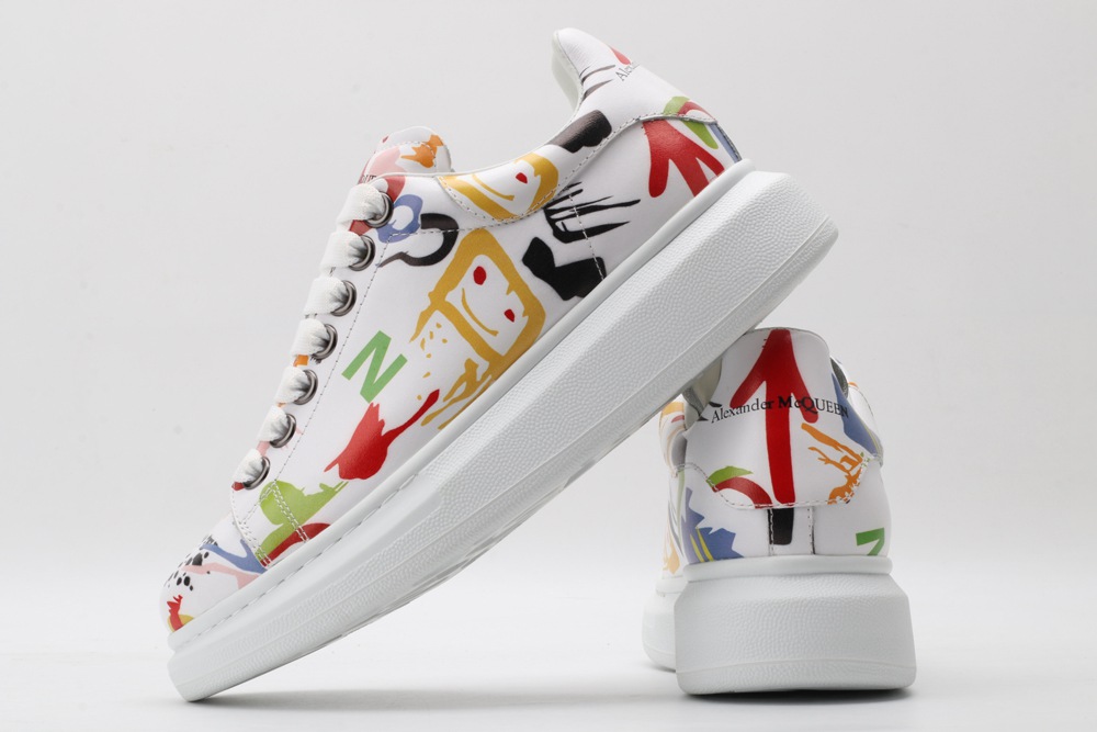 AMQ Leather Sneakers