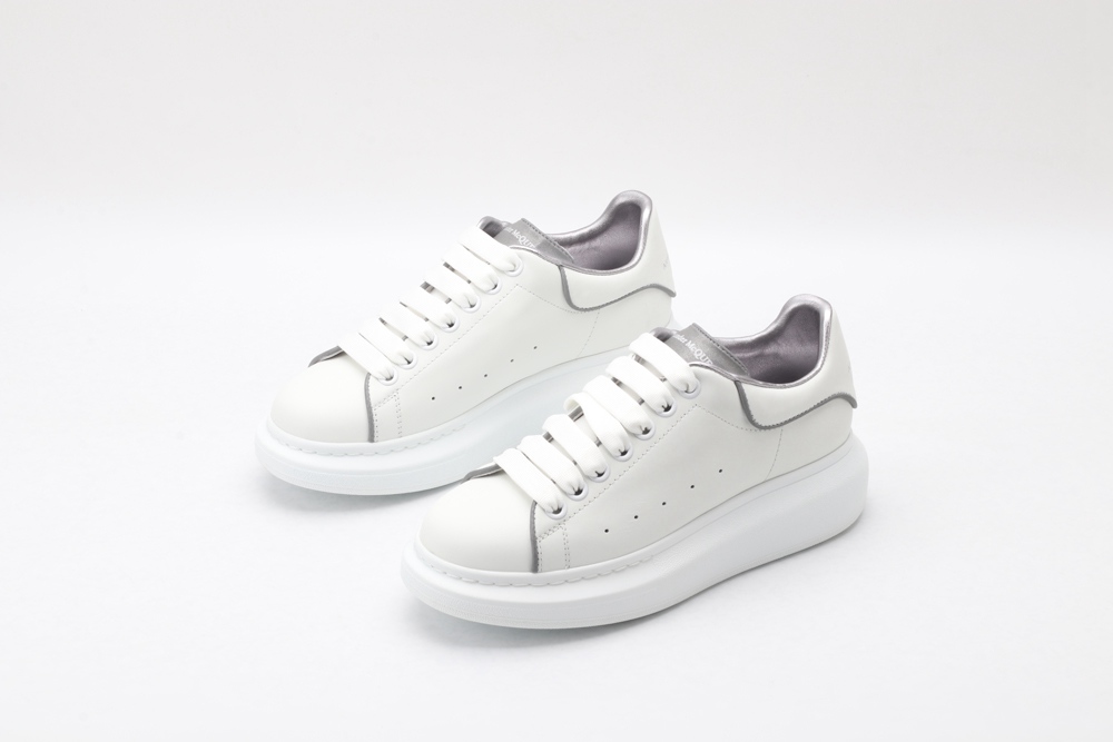 AMQ oversized white sneakers