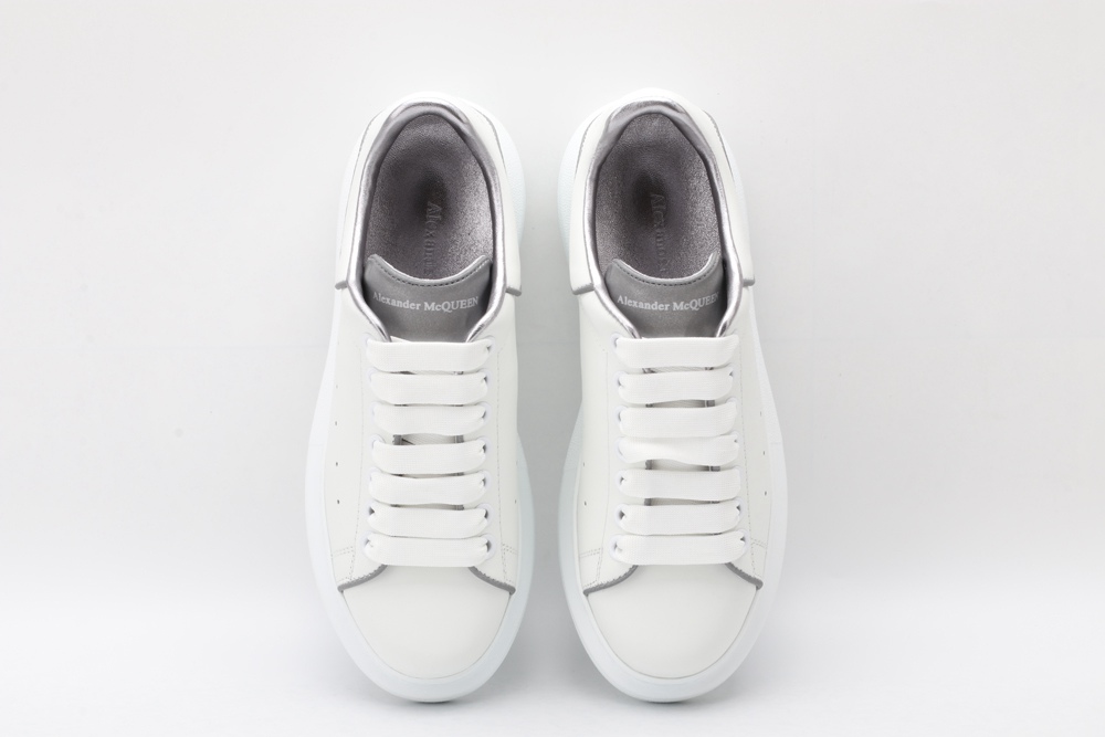 AMQ oversized white sneakers