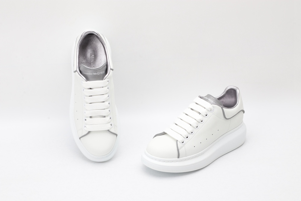 AMQ oversized white sneakers