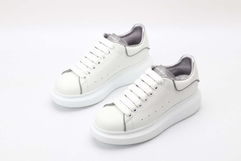 AMQ oversized white sneakers
