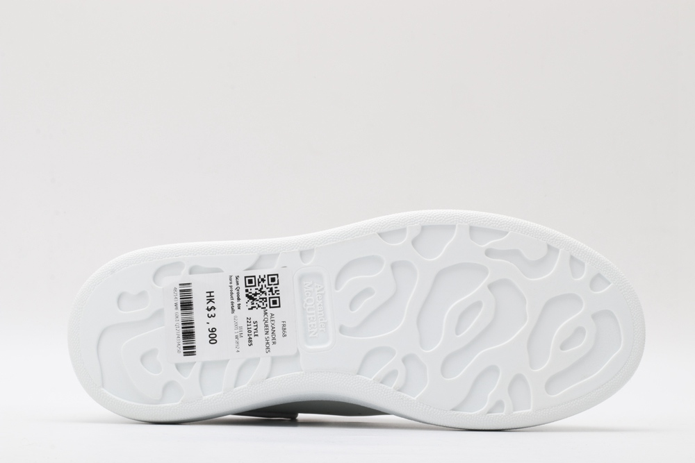 AMQ oversized white sneakers