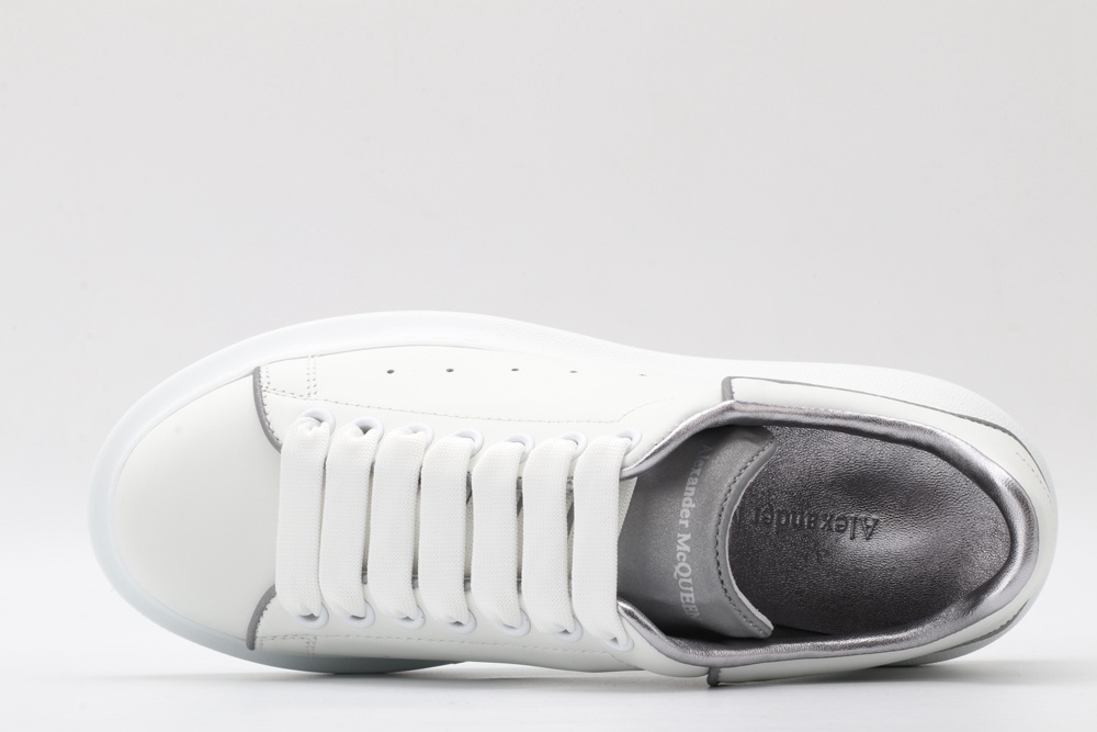 AMQ oversized white sneakers