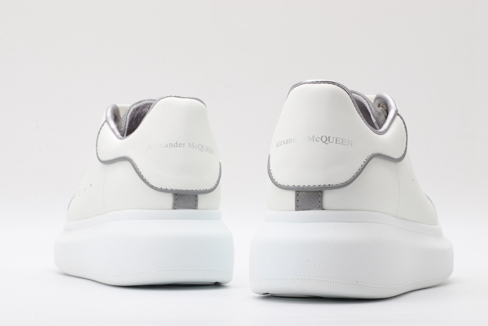 AMQ oversized white sneakers