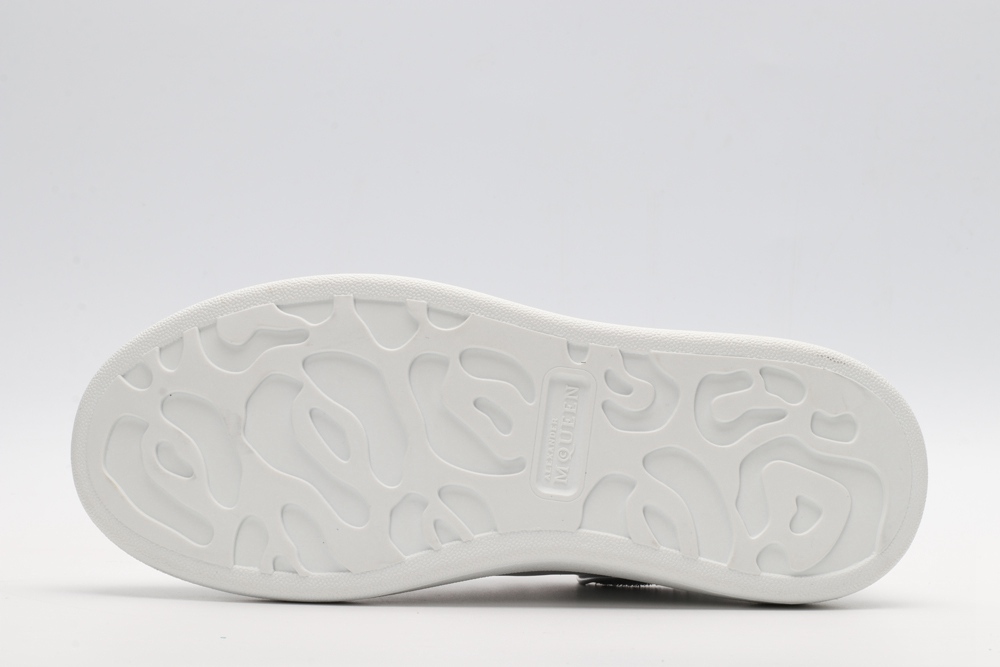 AMQ oversized sneakers with siL*Ver heel