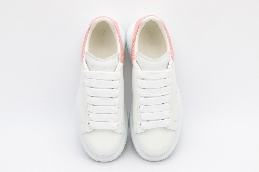 AMQ Leather Platform Sneakers