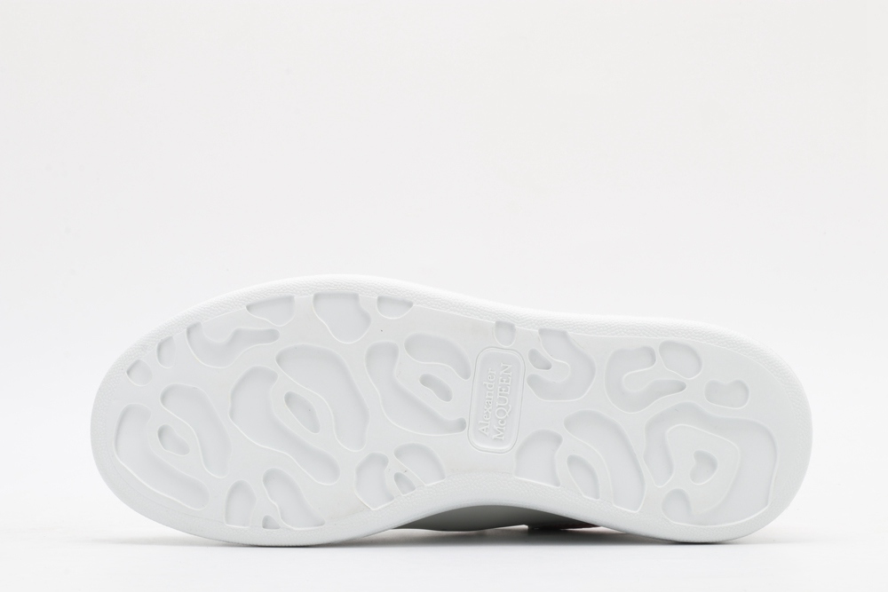 AMQ Leather Platform Sneakers