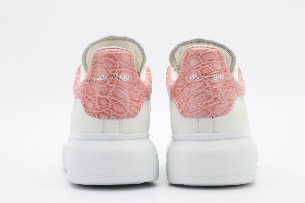 AMQ Leather Platform Sneakers