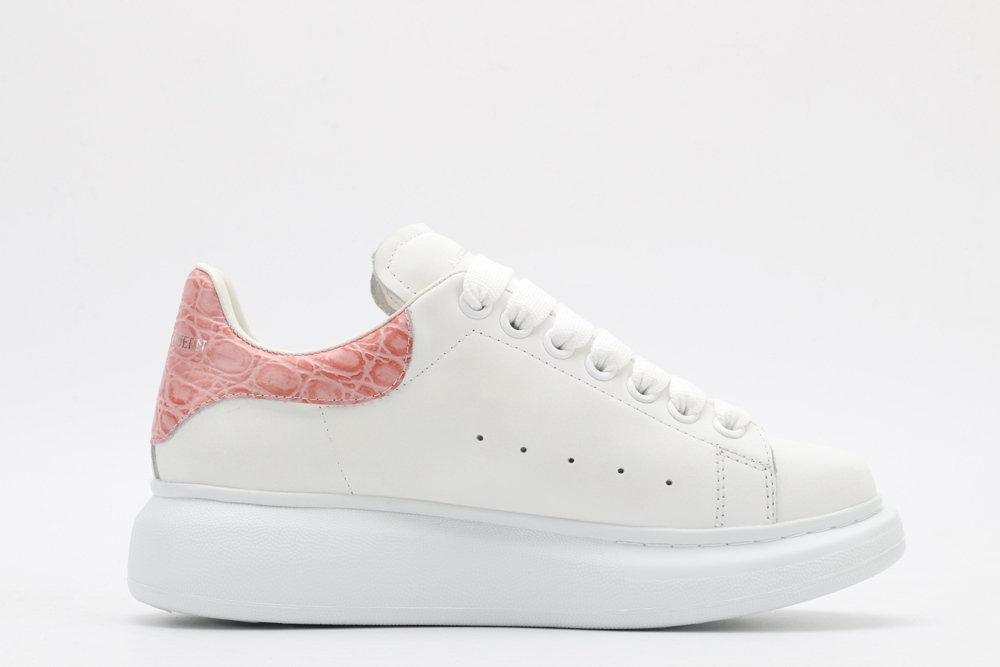 AMQ Leather Platform Sneakers