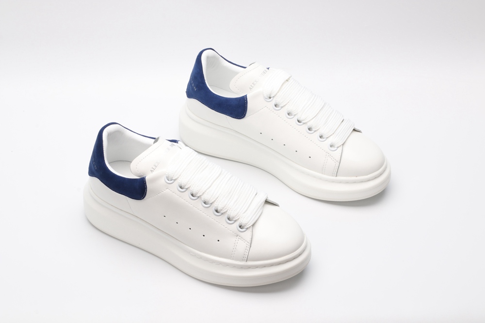 AMQ white&blue oversized sneakers