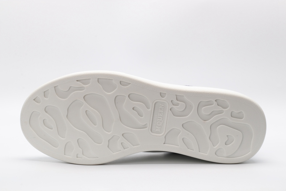 AMQ white&blue oversized sneakers