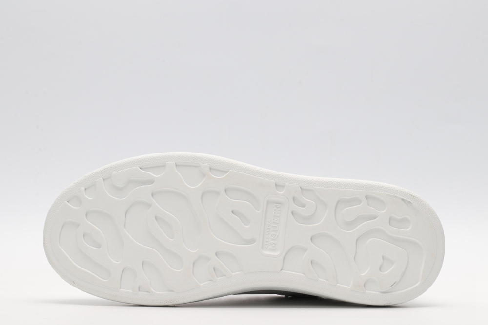 AMQ oversized sneakers with siL*Ver heel