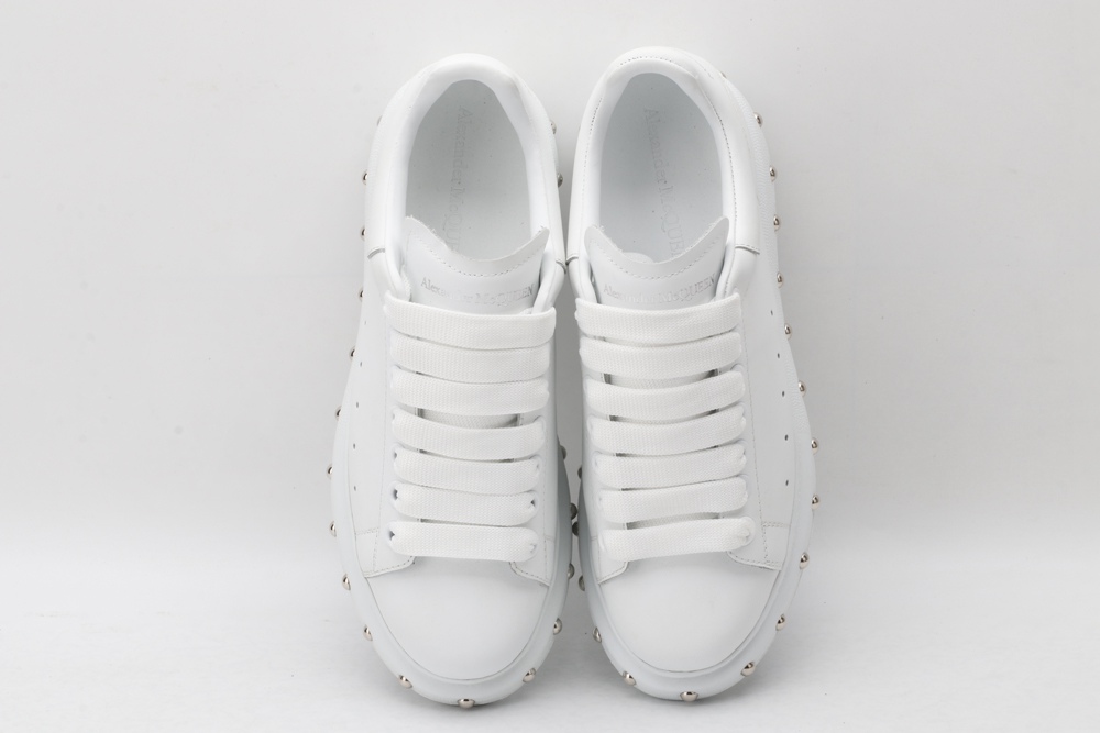AMQ white oversized sneakers