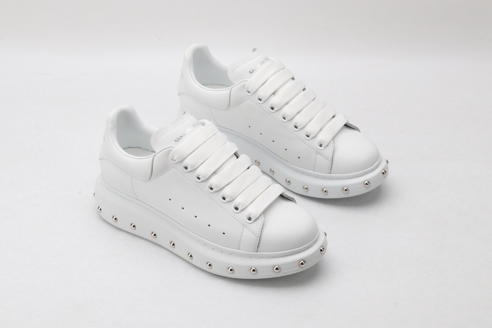 AMQ white oversized sneakers
