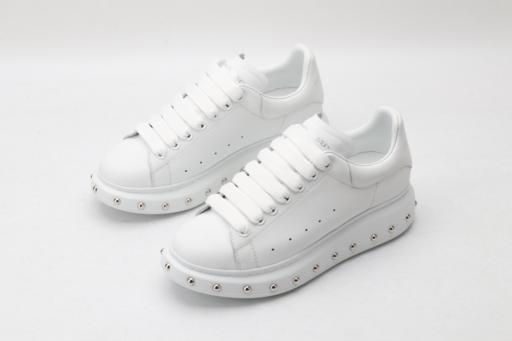 AMQ white oversized sneakers