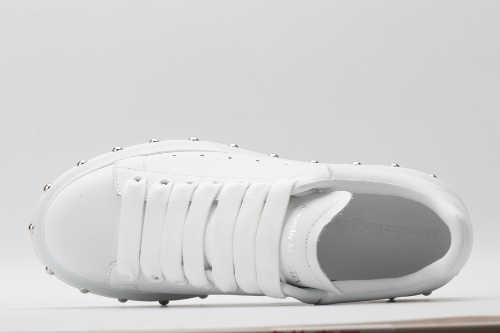 AMQ white oversized sneakers