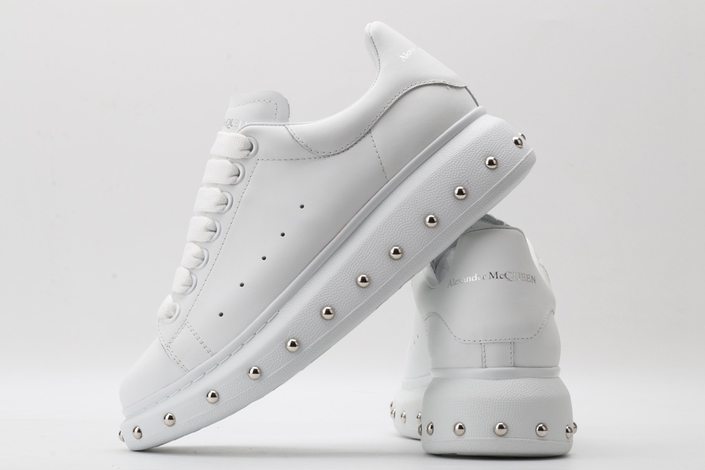 AMQ white oversized sneakers