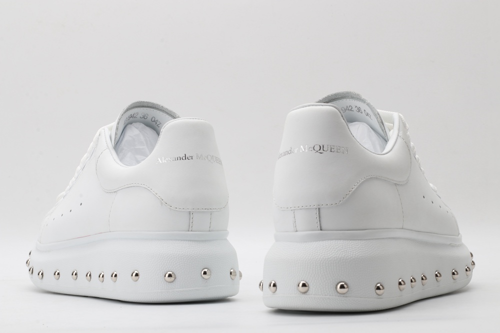 AMQ white oversized sneakers