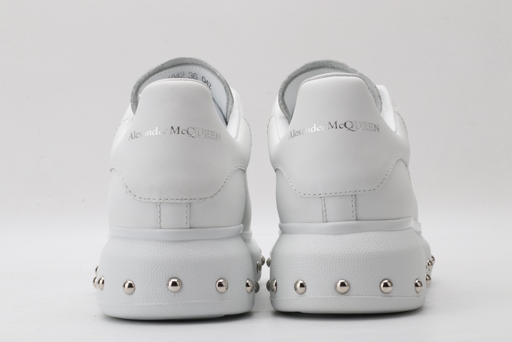 AMQ white oversized sneakers