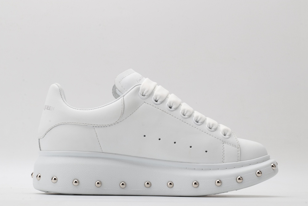 AMQ white oversized sneakers