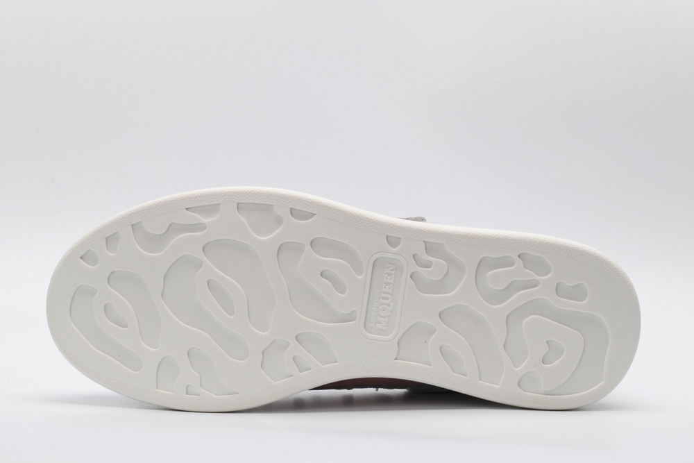 AMQ Leather Platform Sneakers