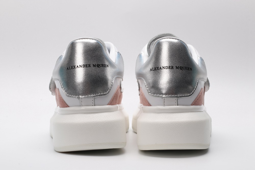 AMQ Leather Platform Sneakers