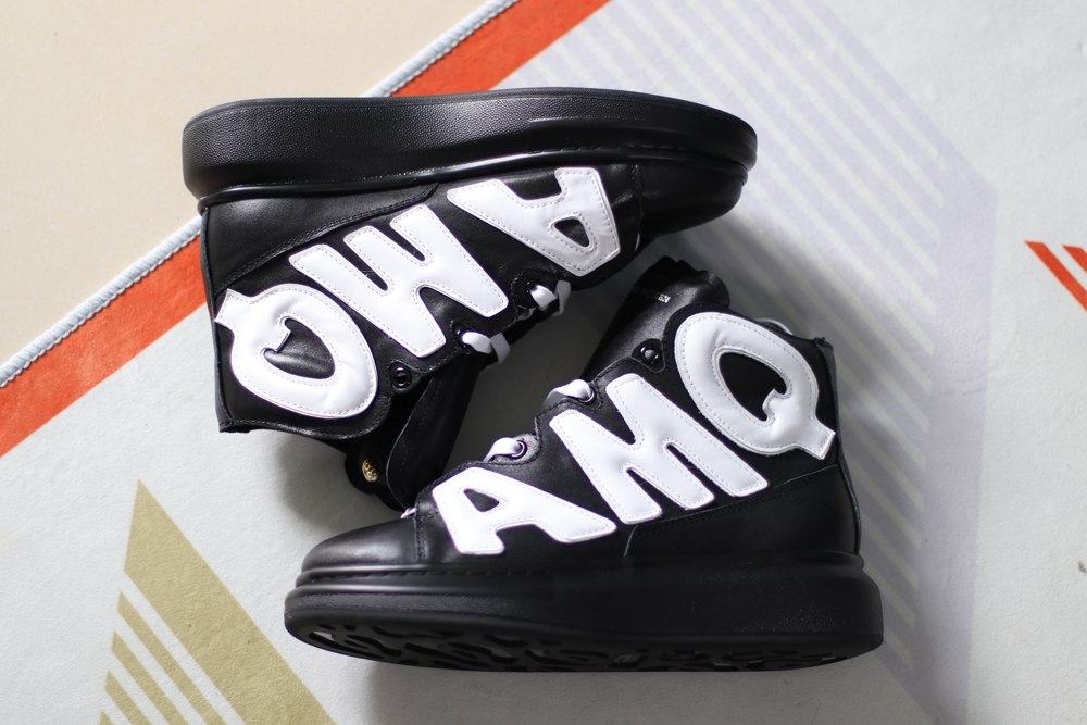 AMQ oversized sneakers black