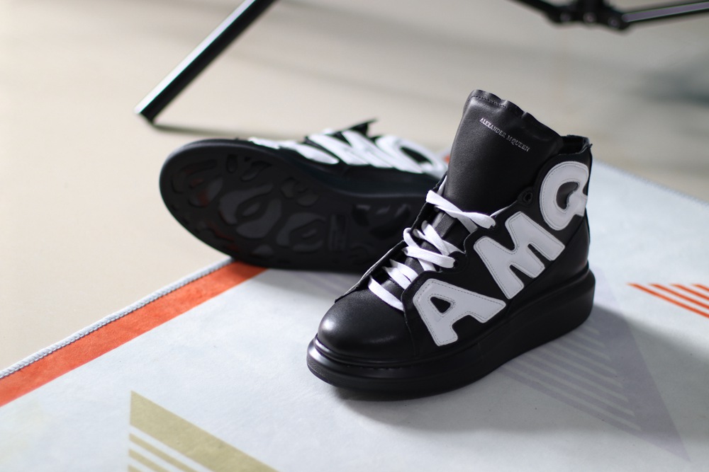 AMQ oversized sneakers black