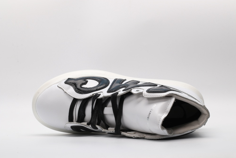 AMQ oversized sneakers white