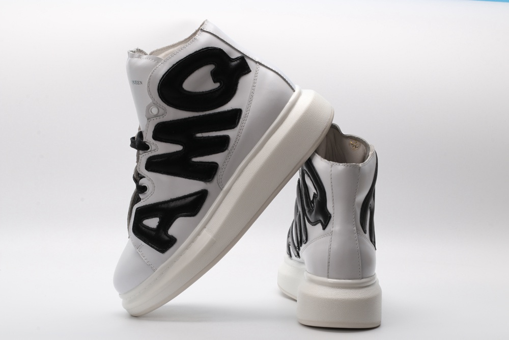 AMQ oversized sneakers white