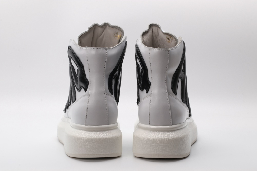 AMQ oversized sneakers white