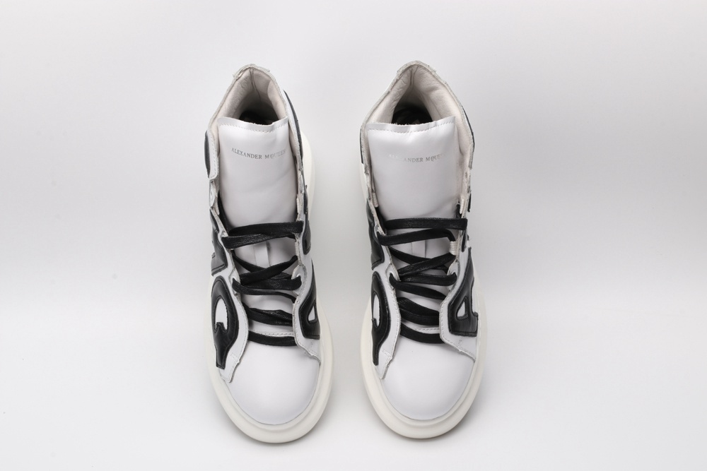 AMQ oversized sneakers white