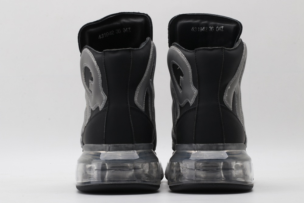 AMQ black oversized sneakers