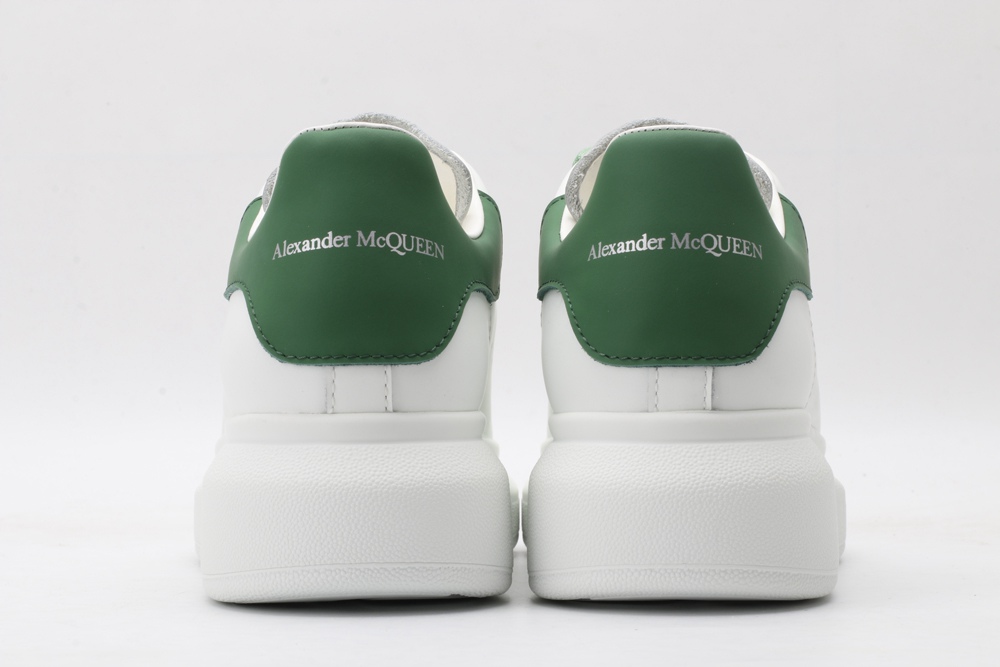 AMQ oversized sneakers with green heel