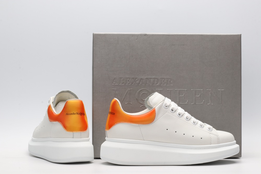 AMQ Oversized Leather Sneakers