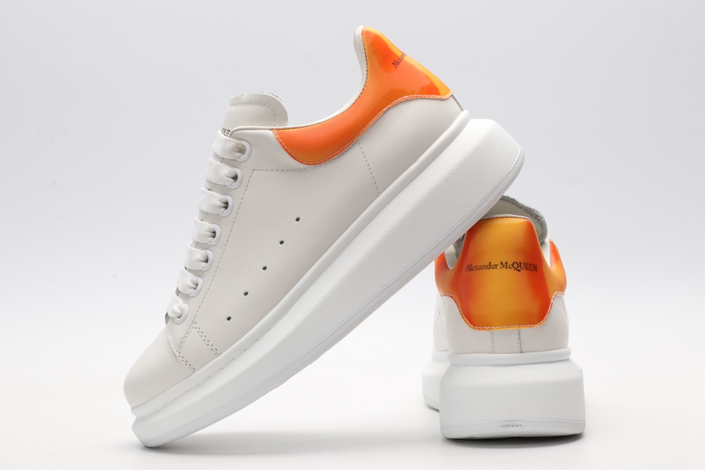 AMQ Oversized Leather Sneakers