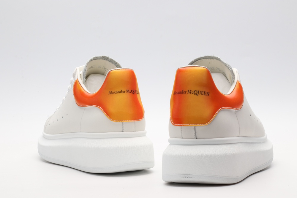 AMQ Oversized Leather Sneakers