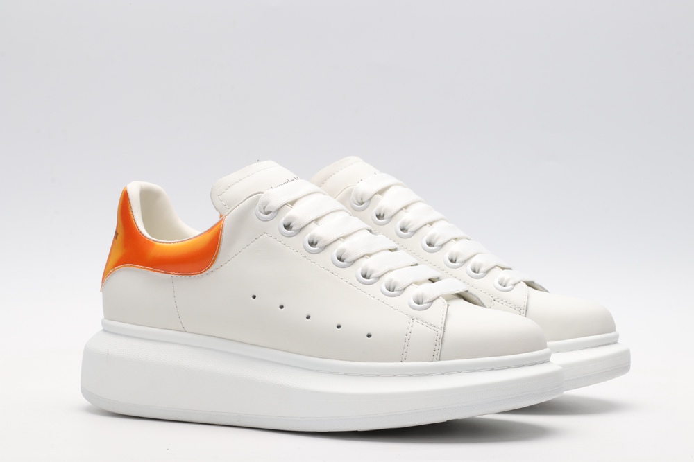 AMQ Oversized Leather Sneakers